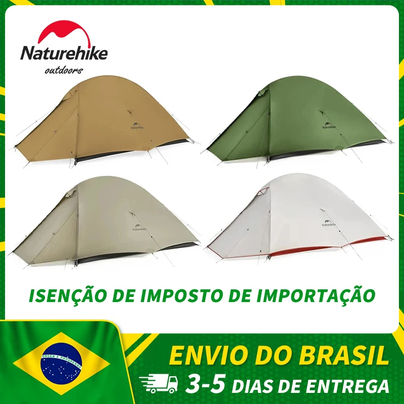 Naturehike atualizado nuvem até 2 pessoas tenda de acampamento ao ar livre ultraleve à prova dwaterproof água tenda livre caminhadas mochila tenda