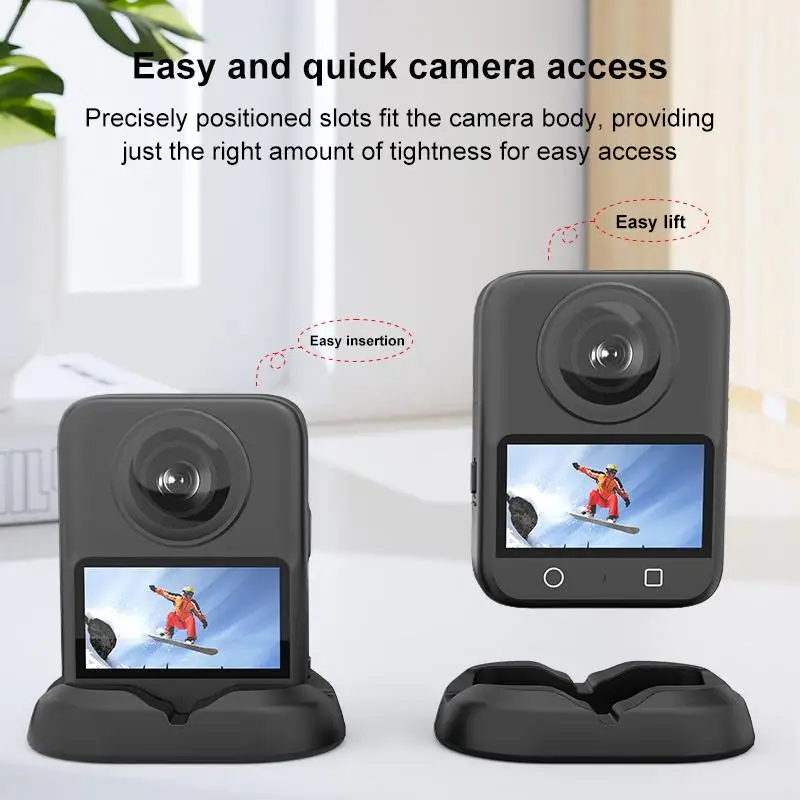 PULUZ Desktop-Silikonständer für DJI Osmo 360 II / Osmo 360, Halterung für Kamera-Zubehör