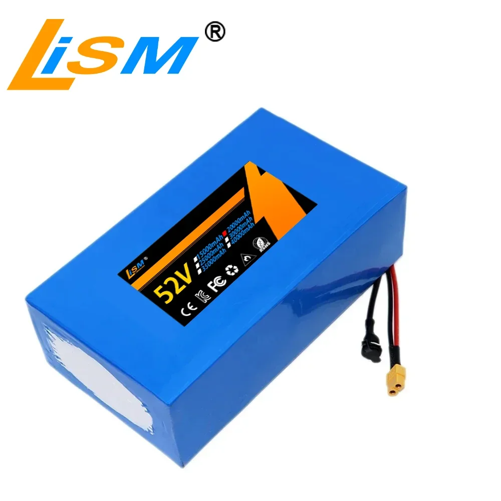 52v 20Ah customizable 18650 lithium battery pack 14S6P Large capacity 1500W motor For Electric bike Scooter motorcycle tricycle