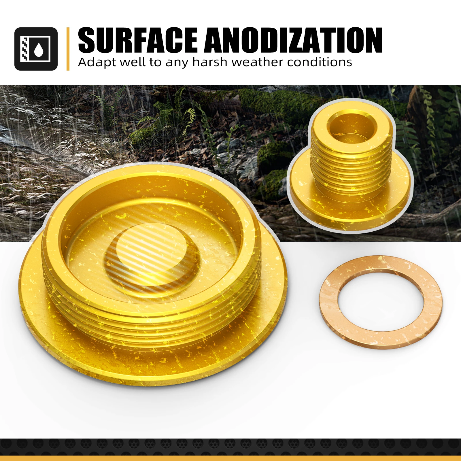 

For Suzuki DRZ400E DRZ400S DRZ400SM 2000-2024 DR-Z 400E 400S 400SM Engine Timing Plug Cap Cover For Kawasaki KFX400 2003-2006