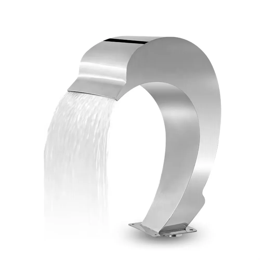 

Customized Swimming Pool Stainless Steel Waterfall Massage Spa Waterfall for Outdoor