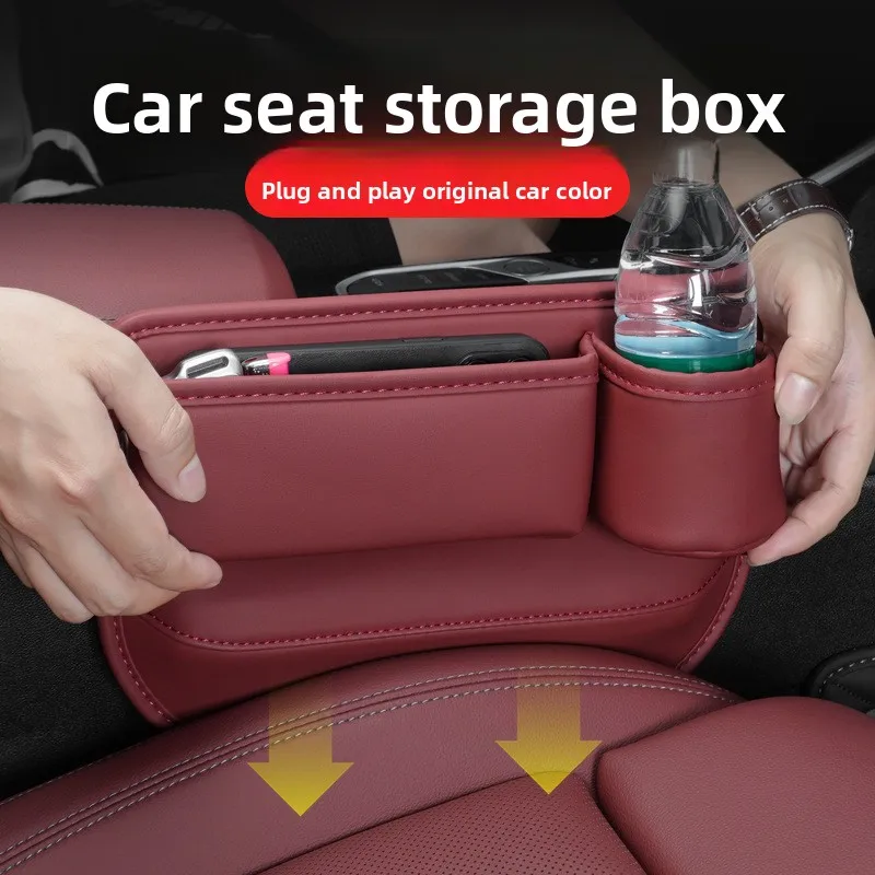 

For Audi RS6/C6/4F/C7/4G/C8/4A RS7/C7/4G/C8/4K Q5/8R/FY Car Seat Side Gap Filler Storage Box,Sundries Organizer Case Accessories