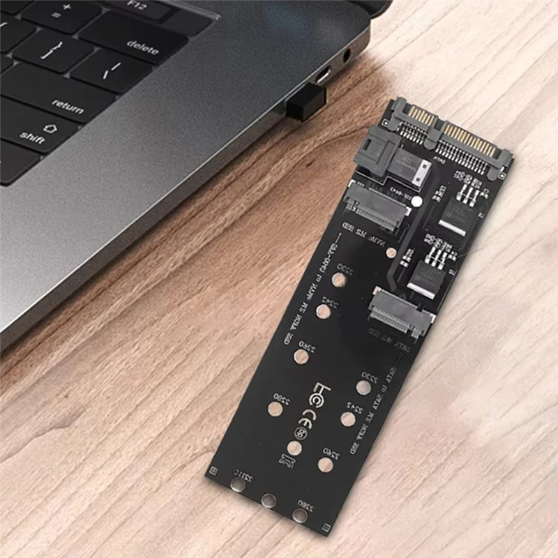 NGFF M-Key a Slimline SAS NVME Pcie 22Pin SATA Adattatore Convertitore SSD adatto per scheda madre desktop portatile
