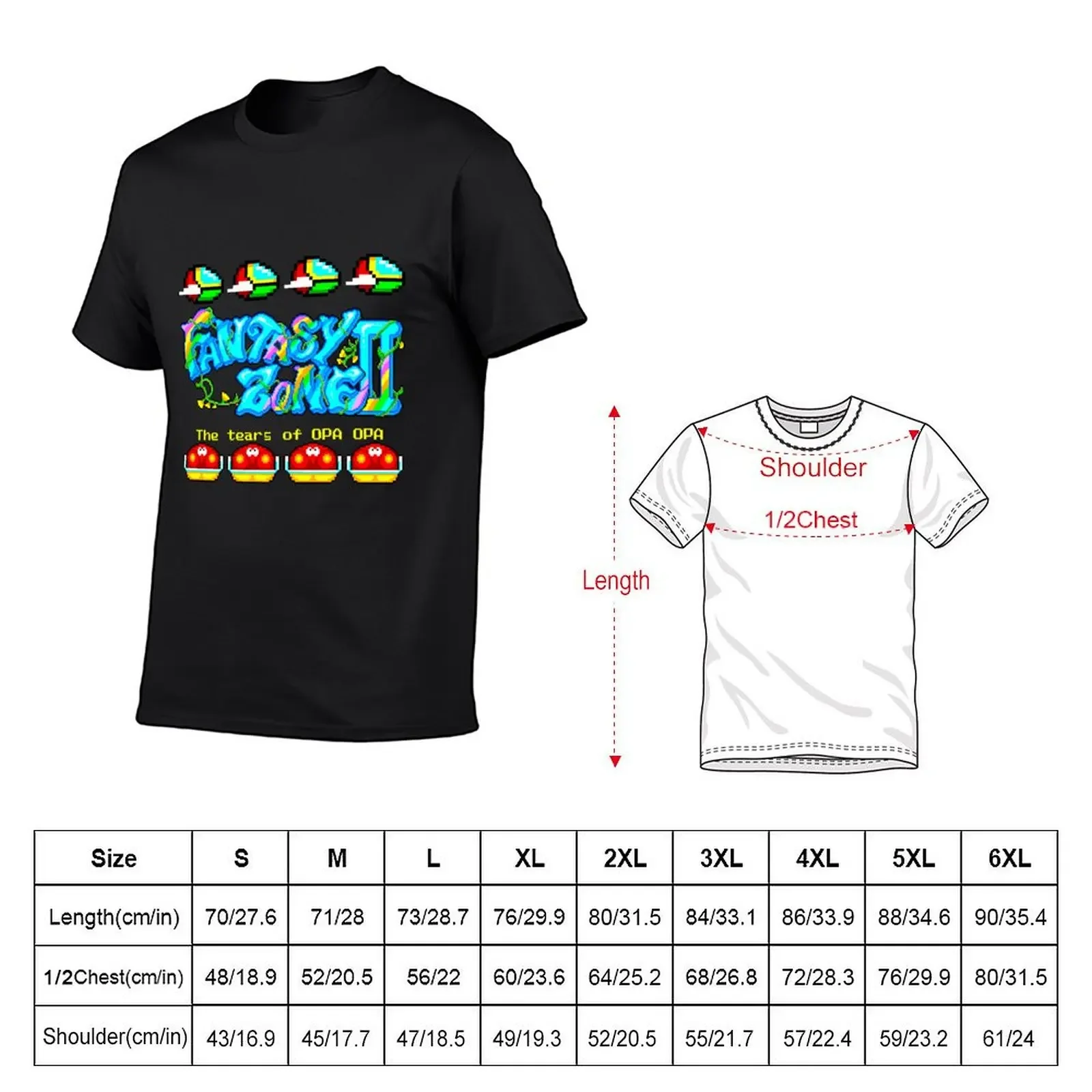 Fantasy Zone 2 T-Shirt anime t shirts plus sizes plain oversized t shirt men