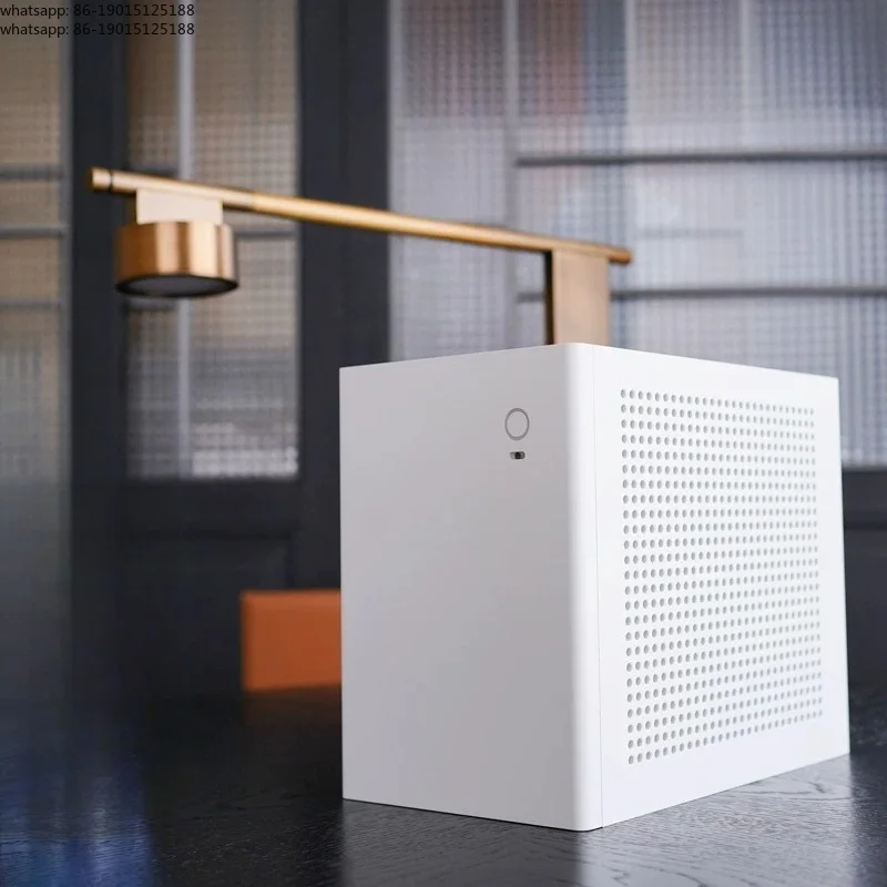 [2024 -V2 Version] A2 Aluminum Alloy Itx 1U Small Chassis, Desktop Mini Host A4 Chassis