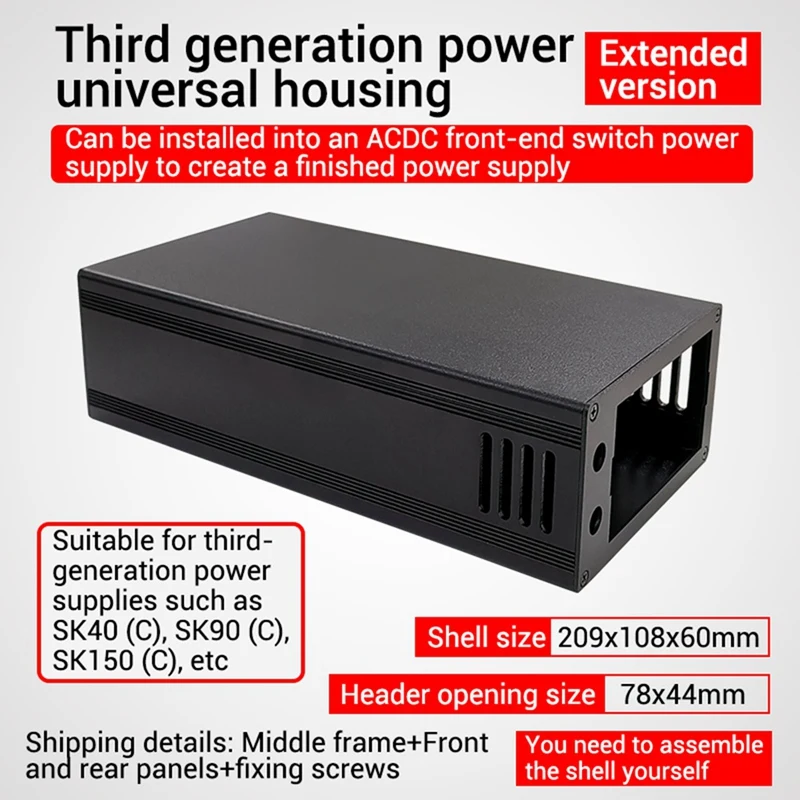 H02 CNC Power Supply Aluminum Alloy Shell Can Be AC DC Preamp Power Supply Installed Convenient Wiring B