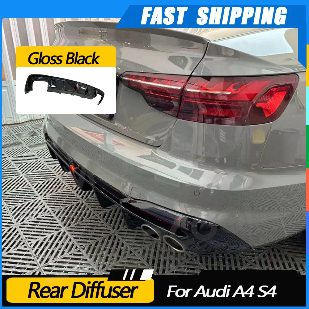 jmcarcool-pour-audi-a4-s4-2020-2024-pas-standard-abs-levre-de-pare-chocs-arriere-de-voiture-diffuseur-arriere-avec-becquet-led-accessoires-de-reglage-de-voiture