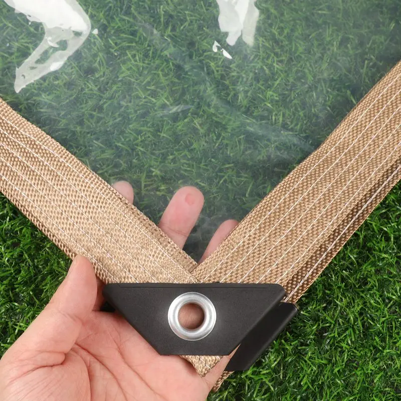 Anpassbare transparente PEVA-Plane für den Außenbereich, wasserdichter Zaun, Gewächshausfolie, regendichtes Tuch, Haustiere, Haus, Regenschutz, Pflanzenplane – Detail 24