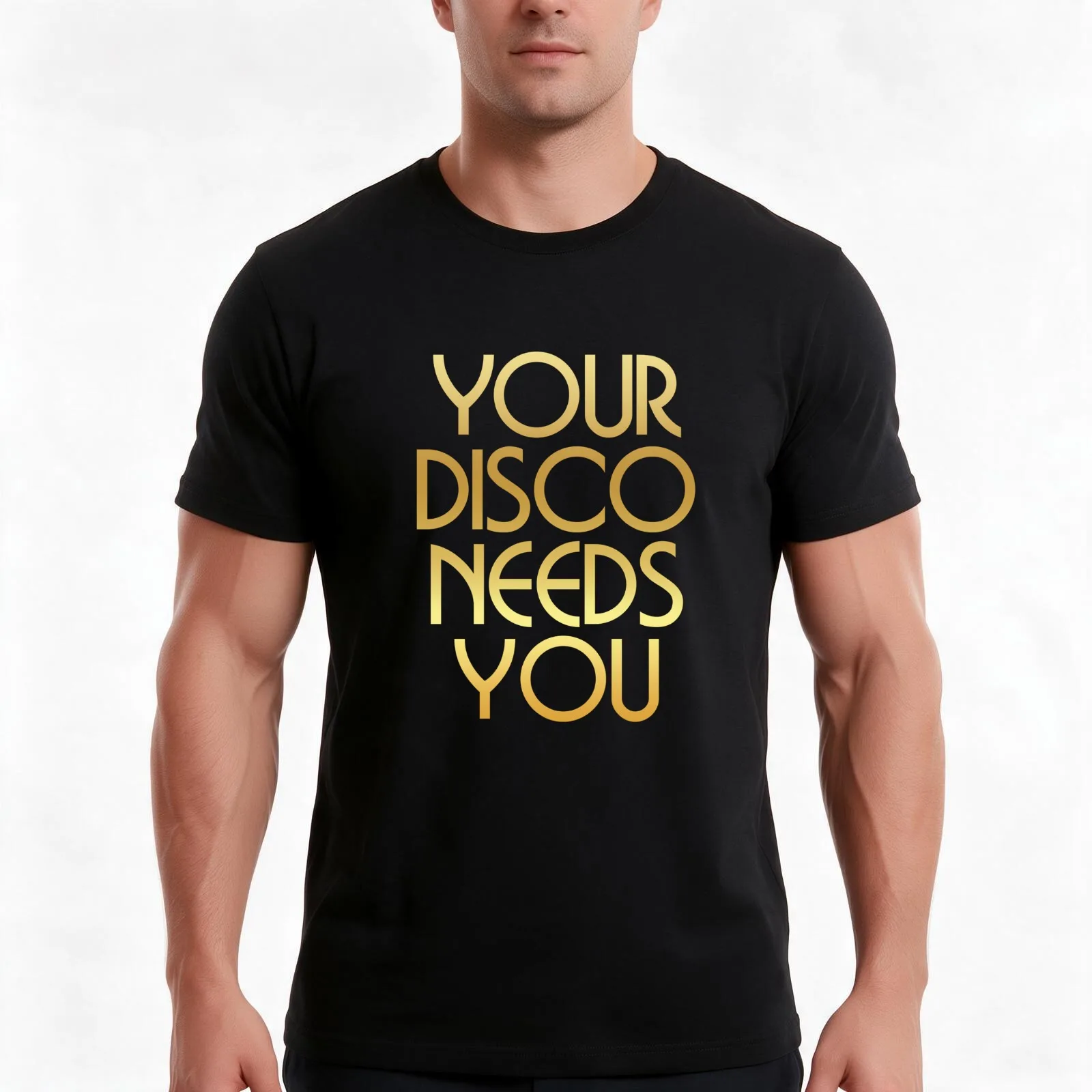 Your Disco Needs You - Kylie Minogue - Light Years - Gold T-Shirt Summer Casual Cotton Tee Oversized Streetwear Tops
