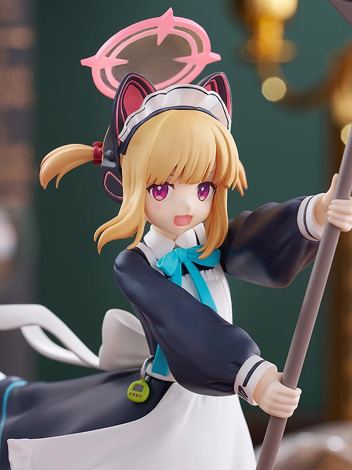 Original Genuine Good Smile Company Prepainted Pop Up Parade Blue Archive Saiba Momoi Maid H=170mm Game Figure Cute Decoration