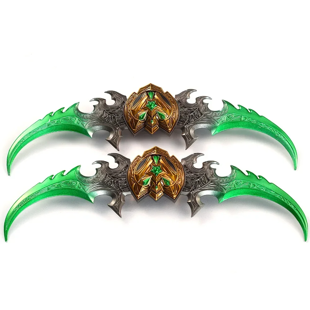 Игра World of Warcraft Series 22 см Warglaive of Azzinoth металлическая модель ножа для яиц Катана безопасная Коллекционная рукоделие