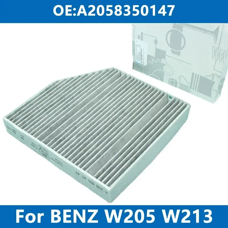 Aire acondicionado con filtro de cabina de automóvil A 2058350147   Para Mercedes Benz W205 W206 W213 X253 C E GLC C180 C200d C300 43 E220d E300