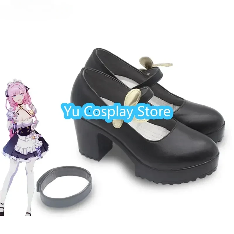 Elysia Cosplay Shoes Game Honkai Impact 3 Cosplay Prop Halloween Carnival Boots PU Shoes Custom Made