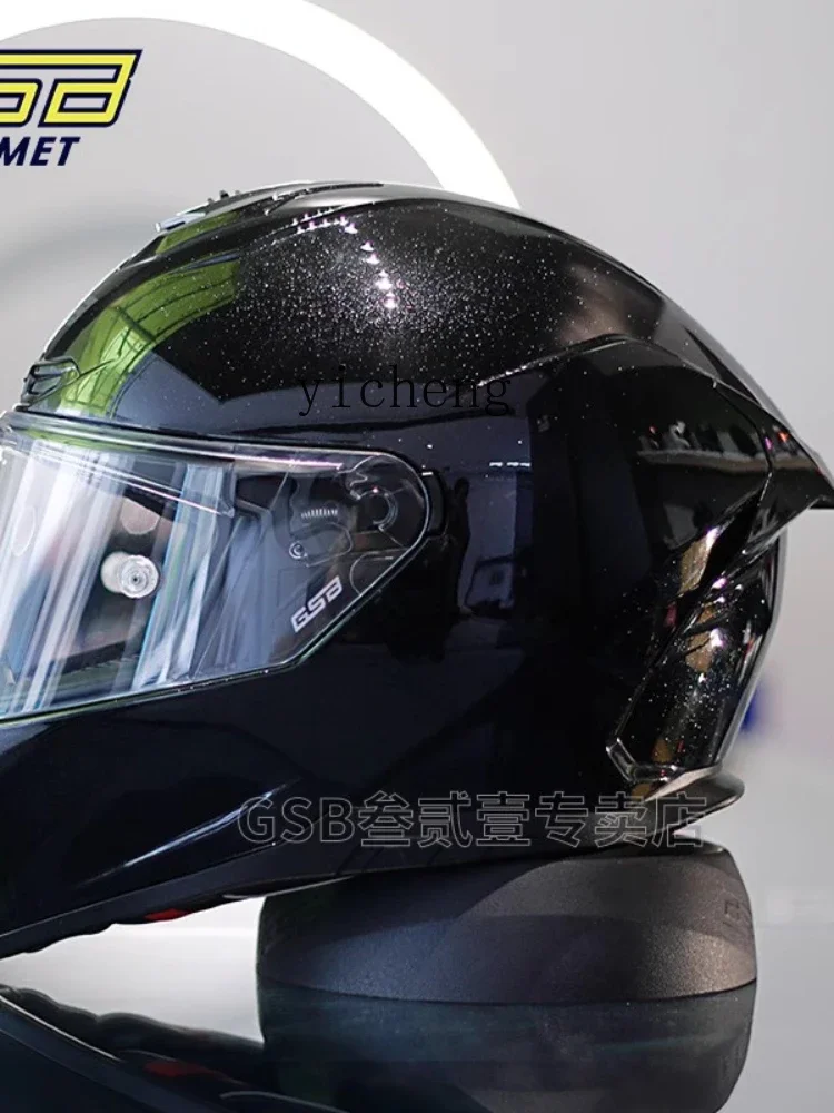 Xl Helmet Male Full Face Helmet Motorcycle Female Knight Four Seasons Full Cover 3c Personality