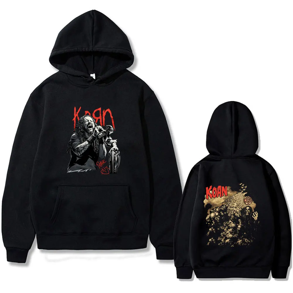 

Hot Sale Alternative Nu Metal Rock Band Korn Follow The Leader Print Hoodie Men's Women's Gothic Punk Oversized Hooded Tracksuit