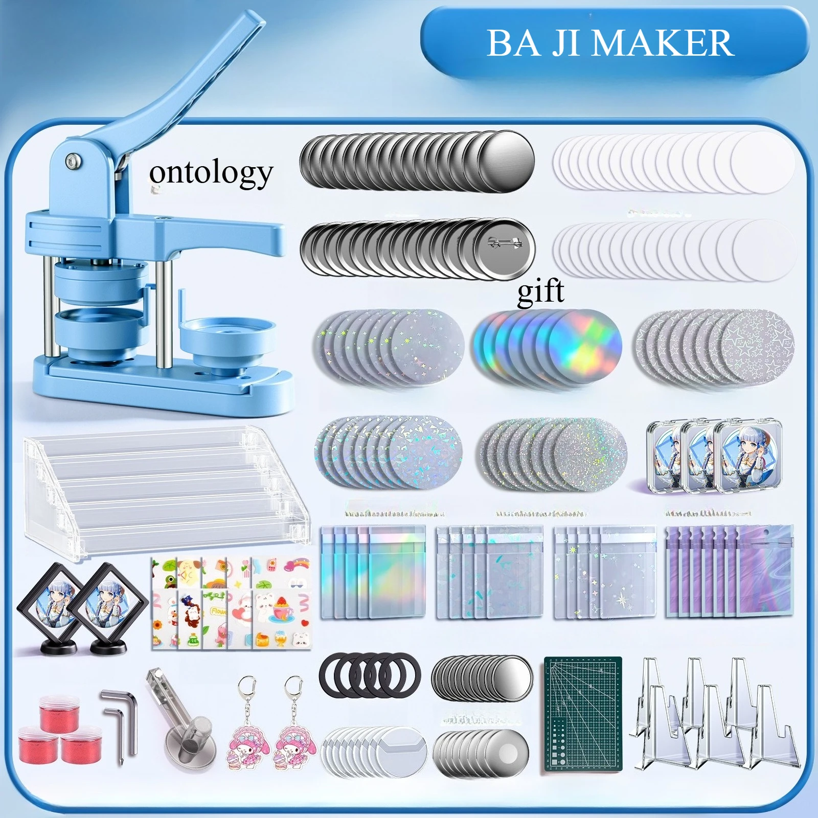 Ba Chi Making Ba Chi Badge Machine DIY Homemade Machine Children's Student Badge Badge