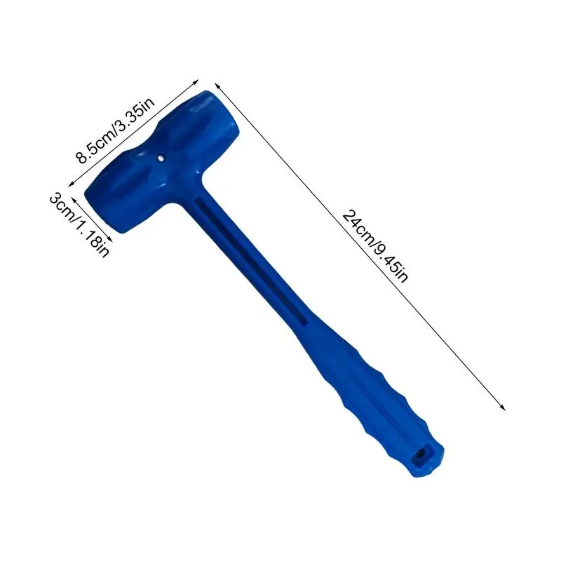 Leather Craft Mallet Tiny Double-Faced Soft Mallet Decoration Safety Hammer Tool Hammer For Home Outdoors Camping Fishing Picnic