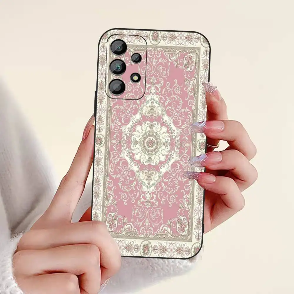 السجاد الفارسي الأزهار نمط قضية الهاتف لسامسونج A 52 53 21 12 71 32 13 31 51 70 40 72 73 22 42 50 30 20 21 قذيفة