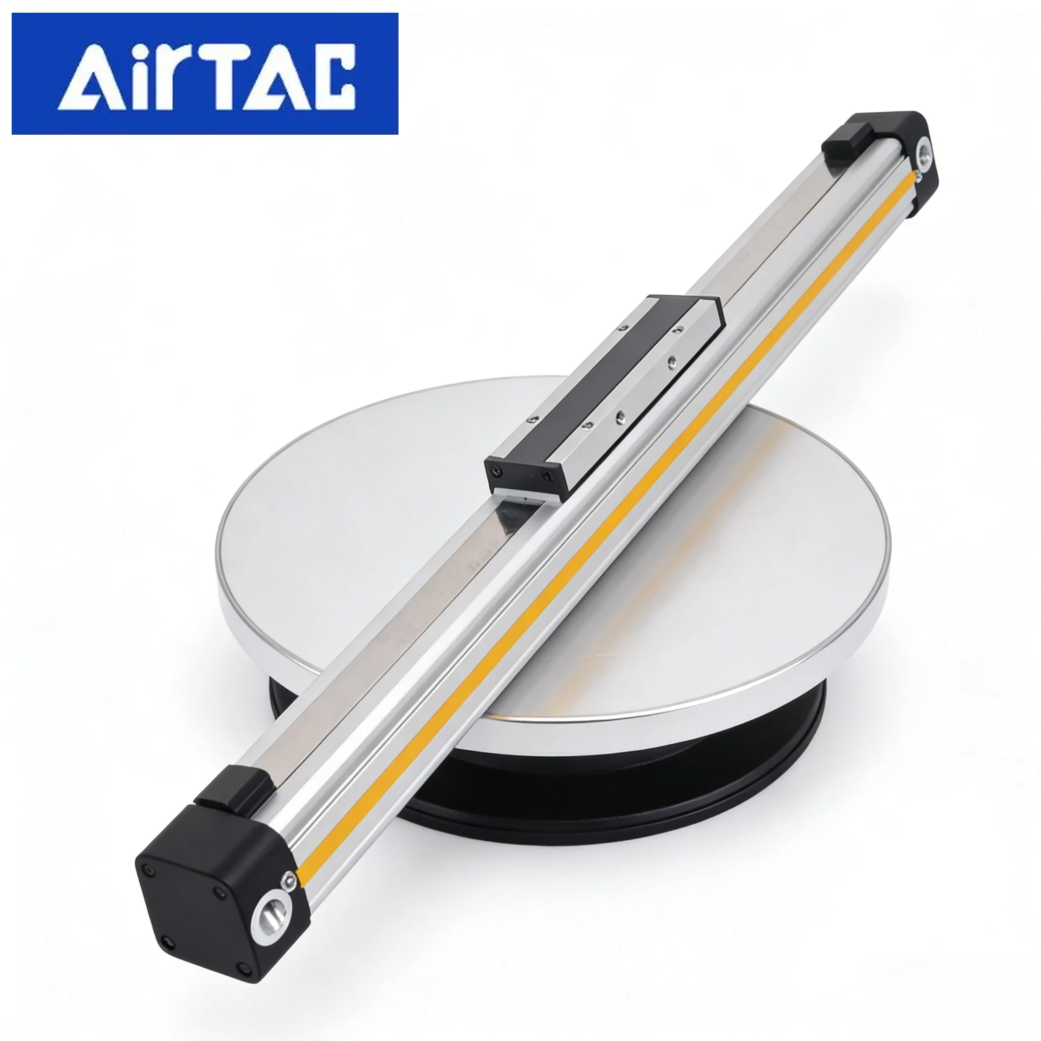 AirTAC OSP Pneumatic Air Cylinder Bore 16/25/32/40/50/63mm Mechanically Jointed Double Acting Rodless High Thrust OSP-25