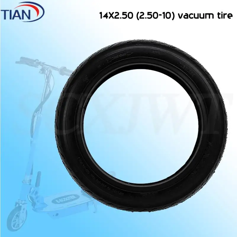 

14 inch high-quality 14x2.50 tubeless tire 2.50-10 vacuum tire suitable for electric bicycle tire parts