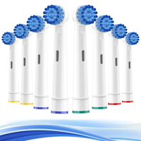 8pcs Replacement Brush Heads for Oral B Braun Electric Toothbrush, Gentle and Comfortable Brushing Experience for Sensitive Gums