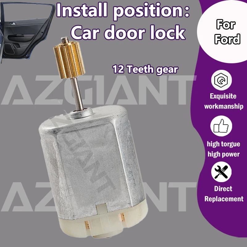 

For Ford Freestar/Mustang/Windstar/Ranger/Taurus X/Thunderbird Car Side Door Lock 12V 12 Teeth gear Actuator Motor pure copper