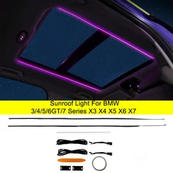 11 Colours LED Panoramic Sunroof Ambient Light for BMW 3/5 Series G20 G30 X3 X4 X5 X6 X7 Car Roof Skylight Interior Mouldings