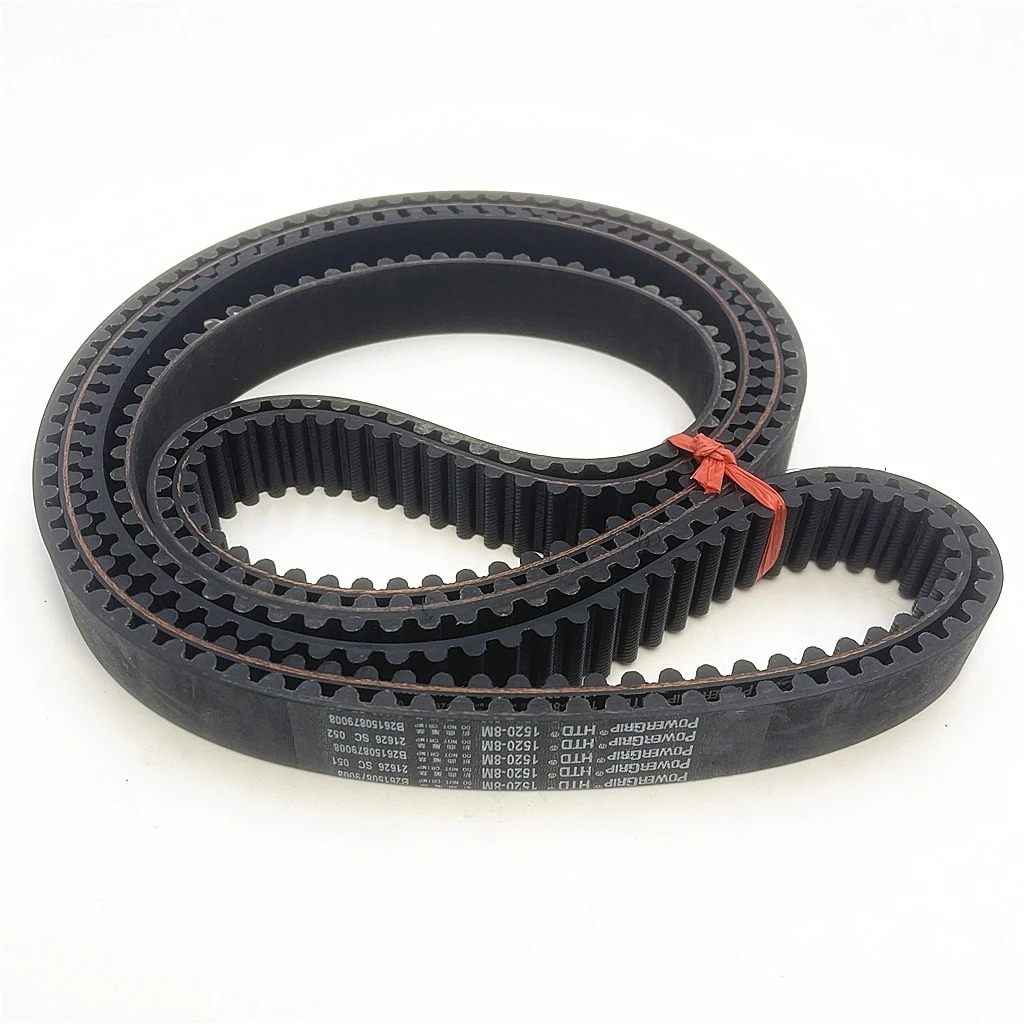 PowerGrip HTD 1520-8M 190 Teeth Pitch 8mm Neoprene Timing Belts 3D Printer Lathe Milling Machine Sander Centrifuge Drive Belt