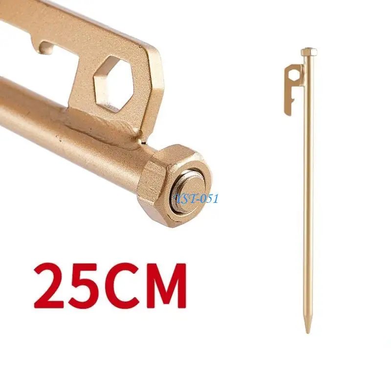 Piquets tente professionnels E15A, clous tente d'extérieur durables, piquets tente robustes adaptés Camping, jardin,