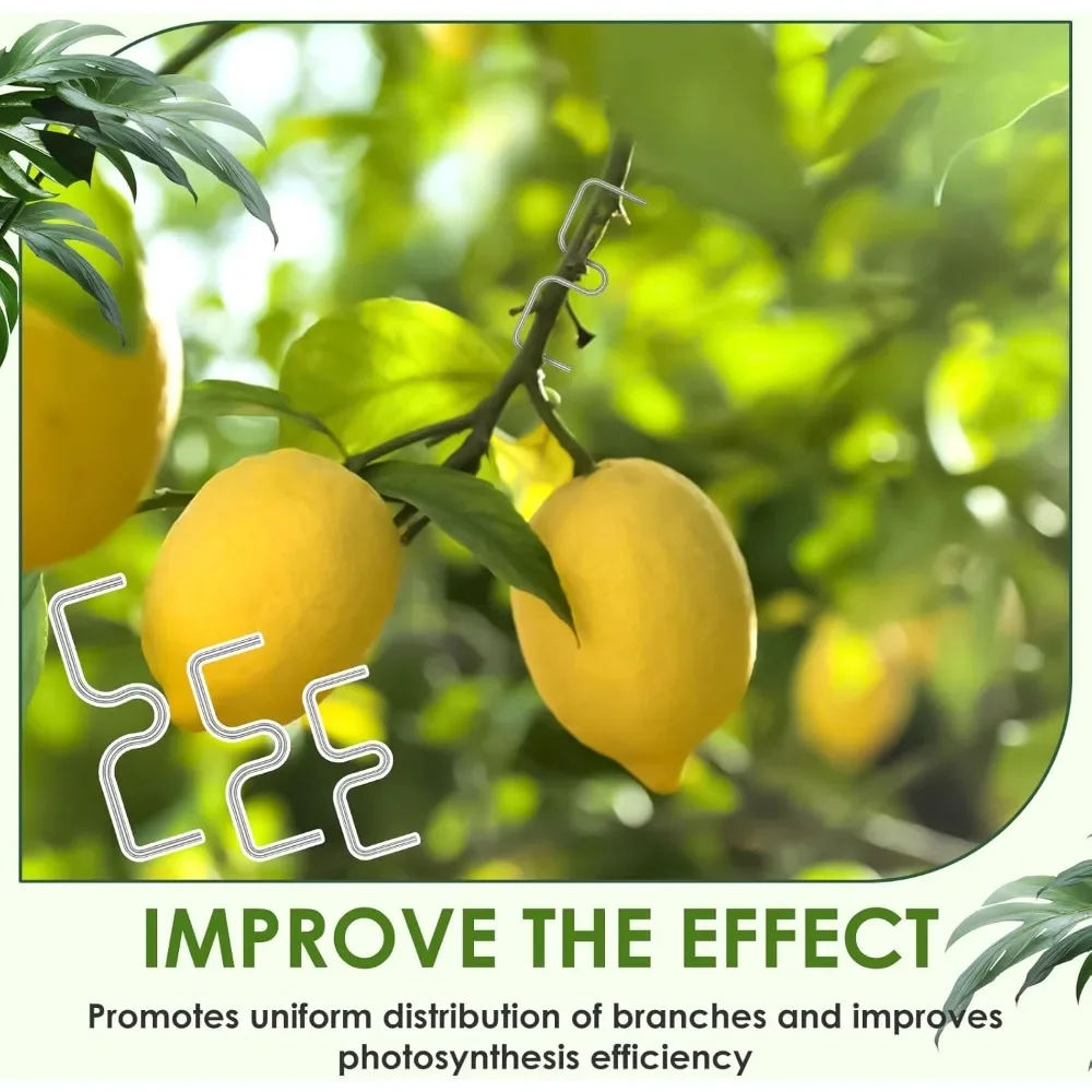 30 шт., съемник ветвей фруктовых деревьев, стальной устойчивый к стресса садовый формирующий инструмент для гибки и формирования прокатной машины, ручные инструменты