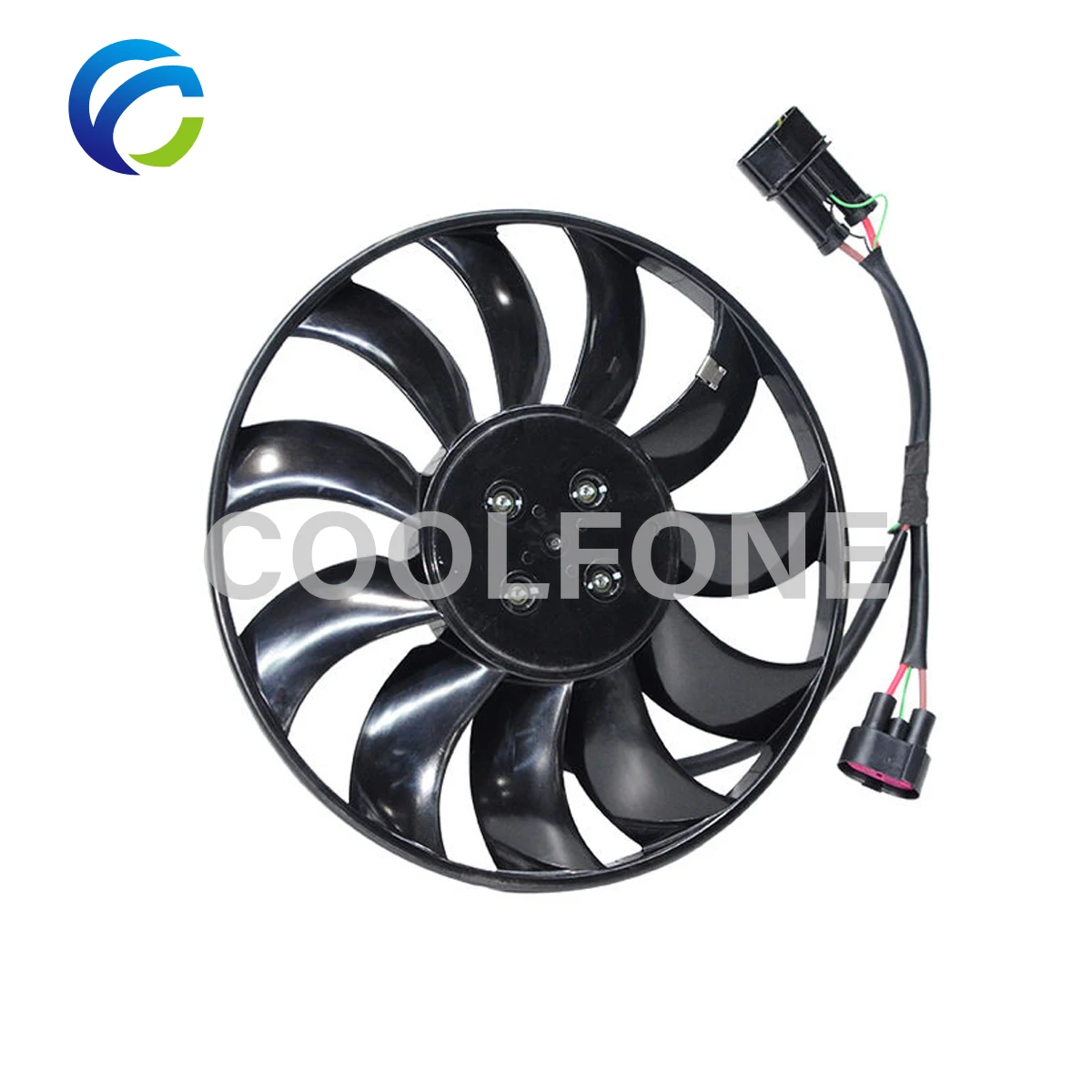 Electric Cooling Fan for VW ARTEON PASSAT B8 TIGUAN TOURAN SKODA ATECA TARRACO KODIAQ AUDI A3 Q3 TT 3Q0959455B 3Q0959455C