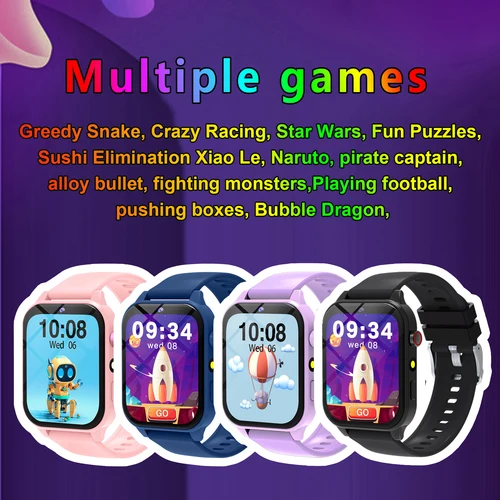 Imagen 2 del producto 2025 nuevo reloj inteligente para niños reloj hombre con pantalla táctil de alta definición cámara hay 18 juegos para elegir monitoreo de sueño calculadora despertador regalo ideal de cumpleaños para niños y niñas