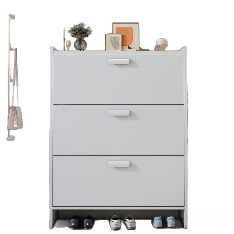 

Ультратонкий шкаф для обуви при входе дома, хранилище.