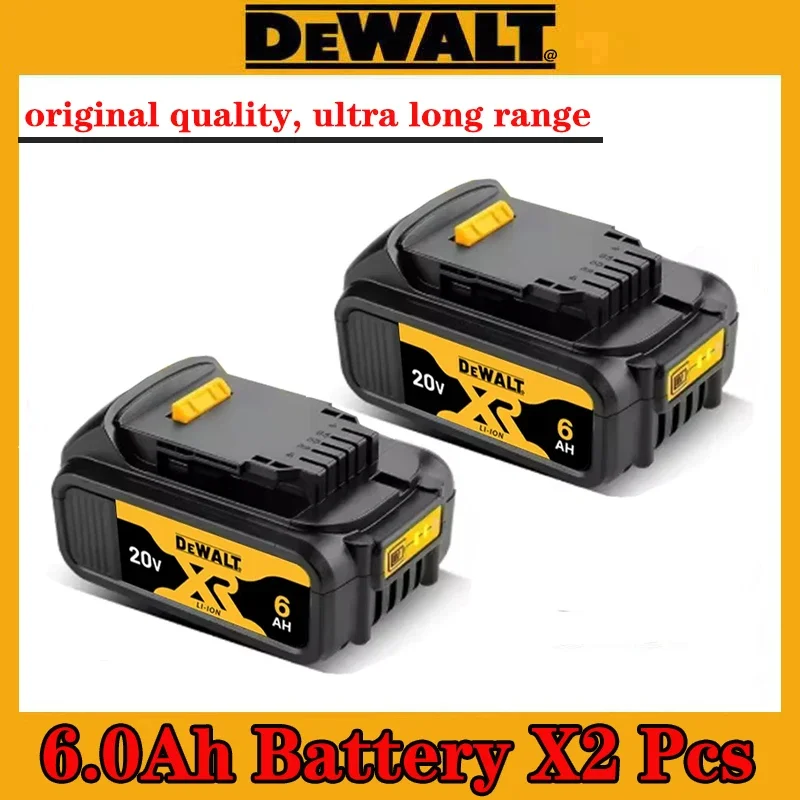 DCB180 20V Rechargeable Battery DeWalt 20V 5.0Ah6.0Ah power tools DCF887 DCG405 DCD791 DCF922 DCF880 Li-ion Battery Replacement