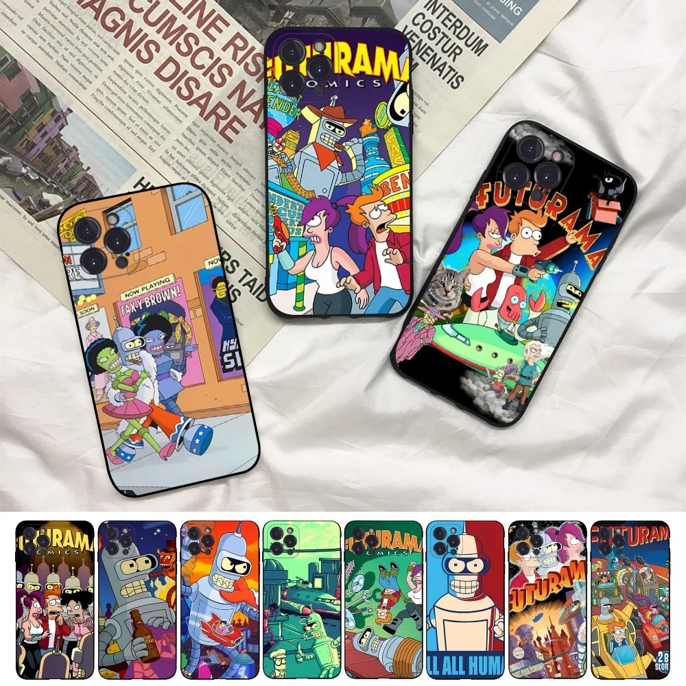 Cute F-Futurama For Kid Phone Case For IPhone 15 14 11 12 13 Mini Pro XS Max Cover 6 7 8 Plus X XR SE 2020 Funda Shell