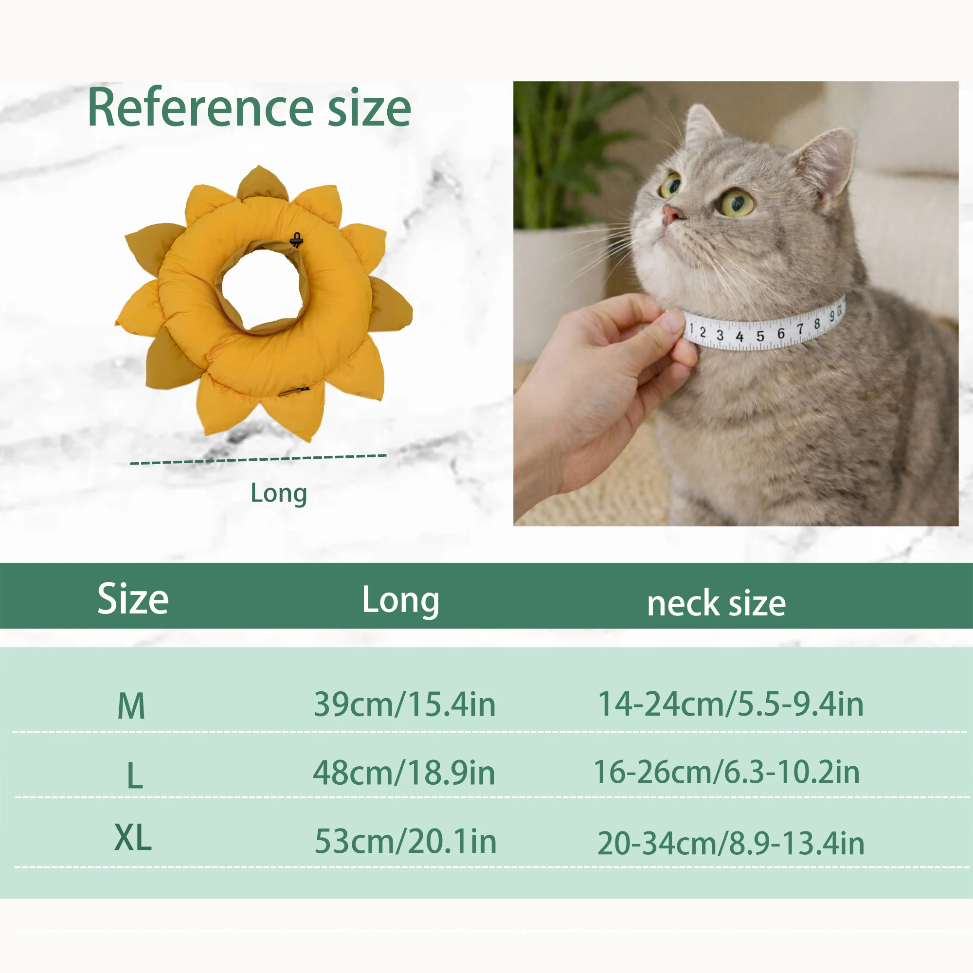 Cat Collar Soft Elizabethan Collar Sterilization Post Operative Anti Licking Anti Bite Restraint Neck Collar Adjustable
