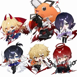 Anime Manga Chainsaw Man Acrylic Keychain Cosplay Denji Pochita Makima Hayakawa Aki Model Plate Cute Cartoon Keyring Fans Gifts