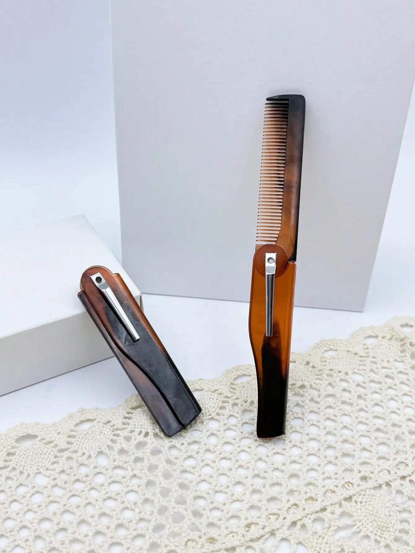 

3 Piecesedge Control Hair Comb Set, Professional Salon Hair Styling Tool, Suitable For Wigs, Ponytails, Braids, Natural Hair, Oily Hair Styling, Soft Edge Brush, Essential For Back To School Season, Travel Vacation, Women's Hair Accessories, Brushes, Hair