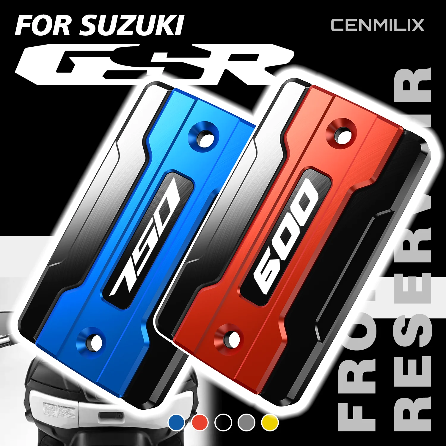

For Suzuki GSR750 GSR600 GSR400 GSR 750 600 400 Accessories Motorcycle Front Brake Fluid Reservoir Cover Engine Oil Filler Cap