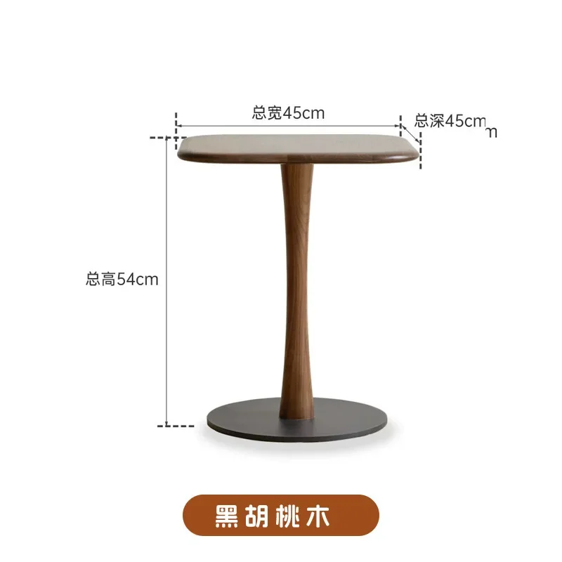 Borda de madeira maciça alguns sala de estar novo sofá chinês lateral, mesa casa pequeno apartamento, nogueira preta pequeno quadrado alguns