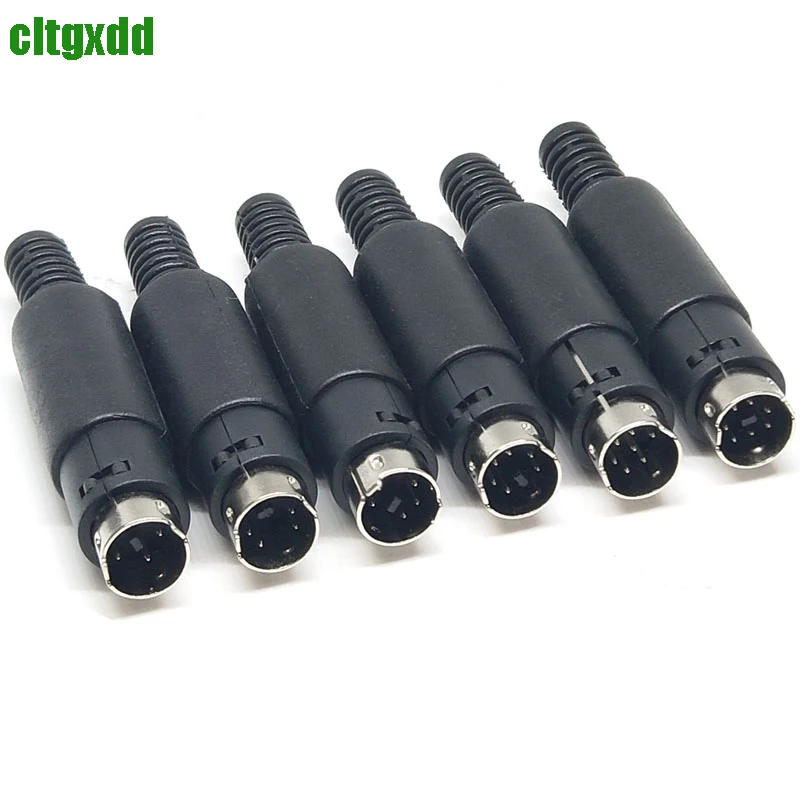 DIN/MD3/4/5/6/7/8 core/needle welding wire plug small S terminal connector keyboard/mouse PLC plug mini PS2 male and female head