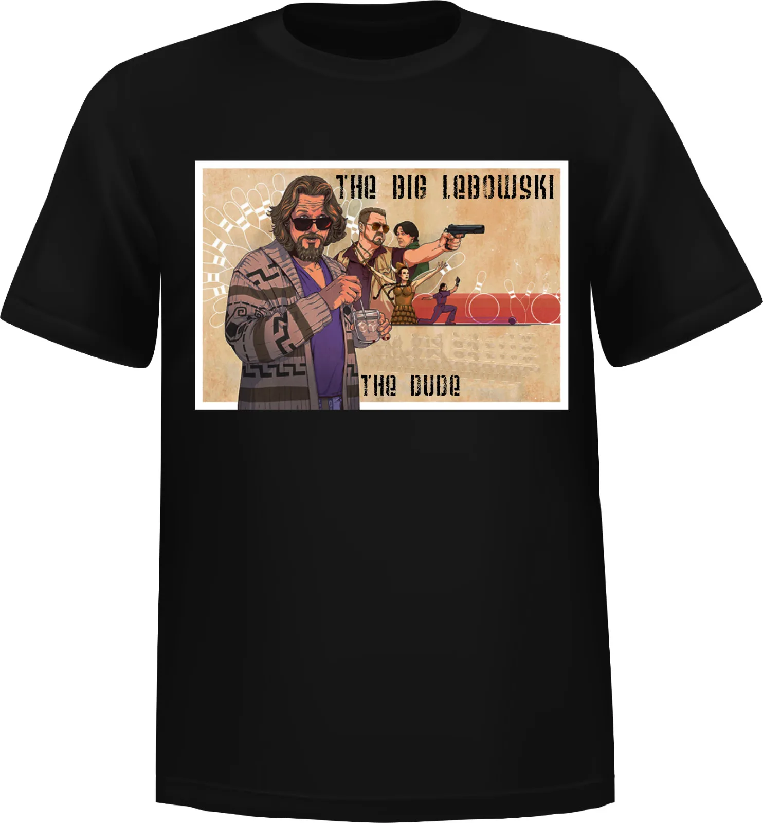 

The Big Lebowski T-shirt Casual Stylish Modern Fashion Graphic Tee