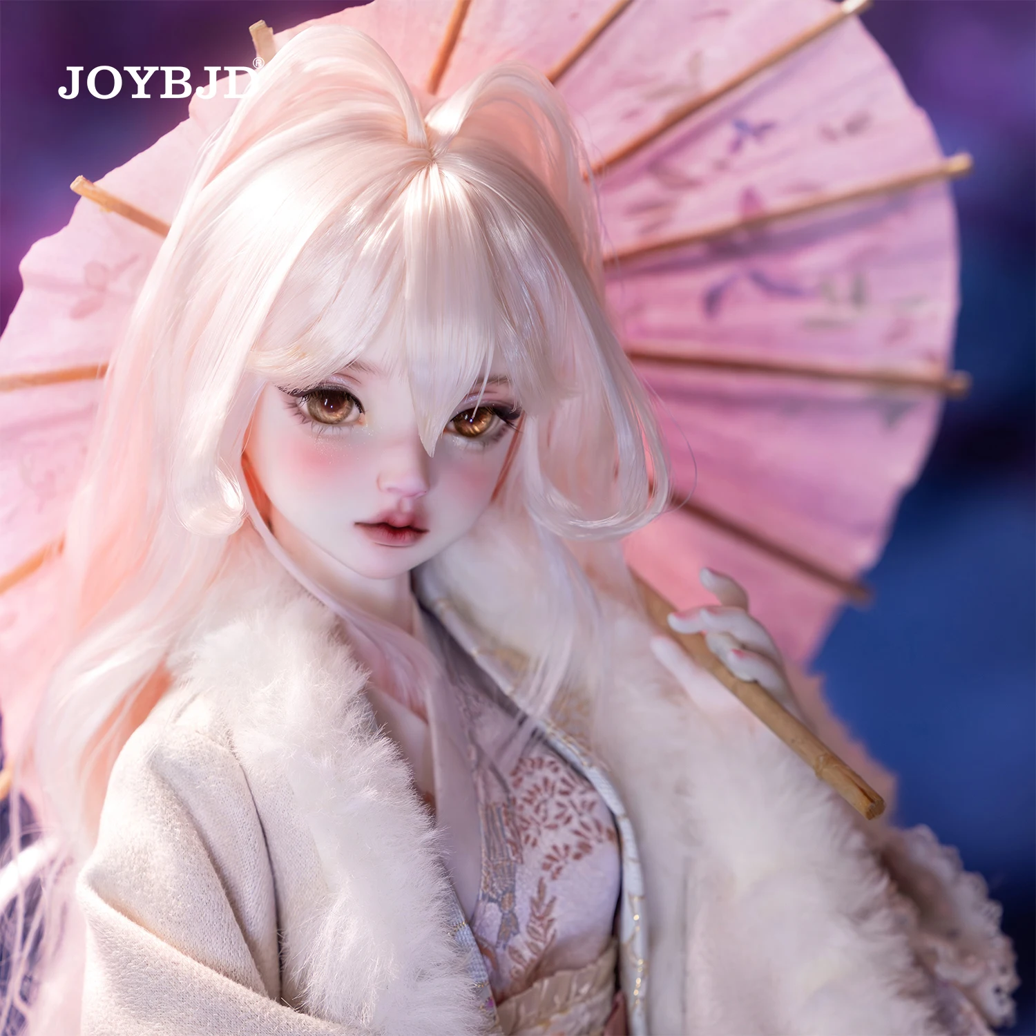 

Joybjd 1/4 Beeno BJD Full Set D Kimono with Chinese Coat on Bowen Body Collectible Resin Toy