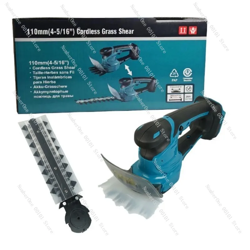 Compact Rechargeable Hedge Trimmer for Home Garden Portable Cordless Shrub Shears Multifunction Pruning Machine Small Electric - view 3