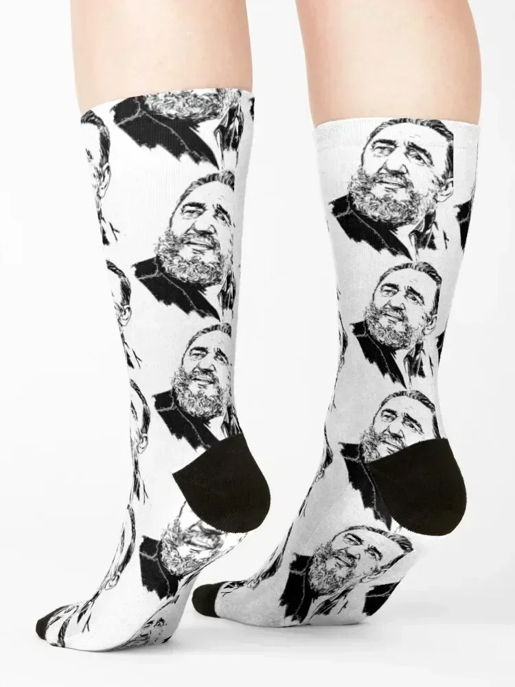 Fidel Castro Socks Running men cotton high quality Children's cotton Ladies Socks Men's