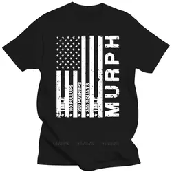 Bawełniane koszulki teeshirt Memorial Day Murph shirt podjąć wyzwanie czarne T-shirt męski S-4XL męskie bluzki z krótkim rękawem