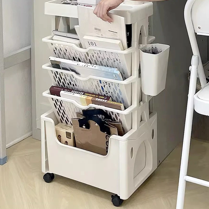 

Shelf Display Stand Floor Magazine Racks Office Bookshelf Newspaper Holder Metal Rack Plastic Storage Book Shelves Kitchen Desk