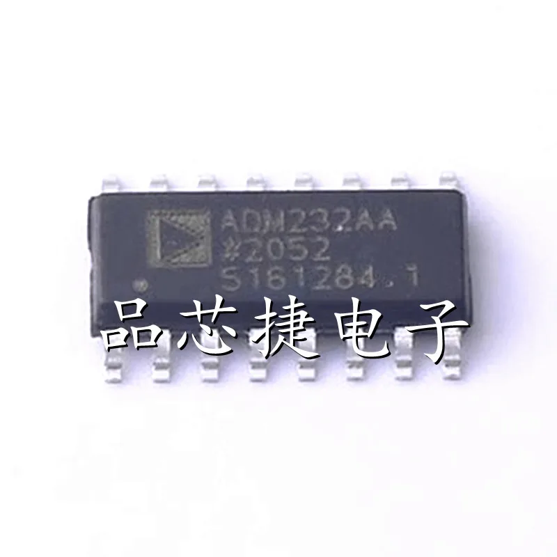 

5pcs/Lot ADM232AARNZ-REEL7 ADM232AARNZ Marking ADM232AA SOIC-16 High-Speed, 5 V, 0.1 uF CMOS RS-232 Drivers/Receivers