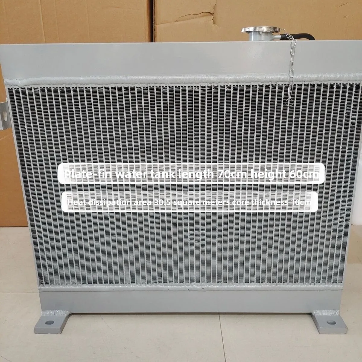 Excavator Retrofit Air-cooled Radiator Tank Auto Temp Control, Resolve High Engine Water Temperature Troubles