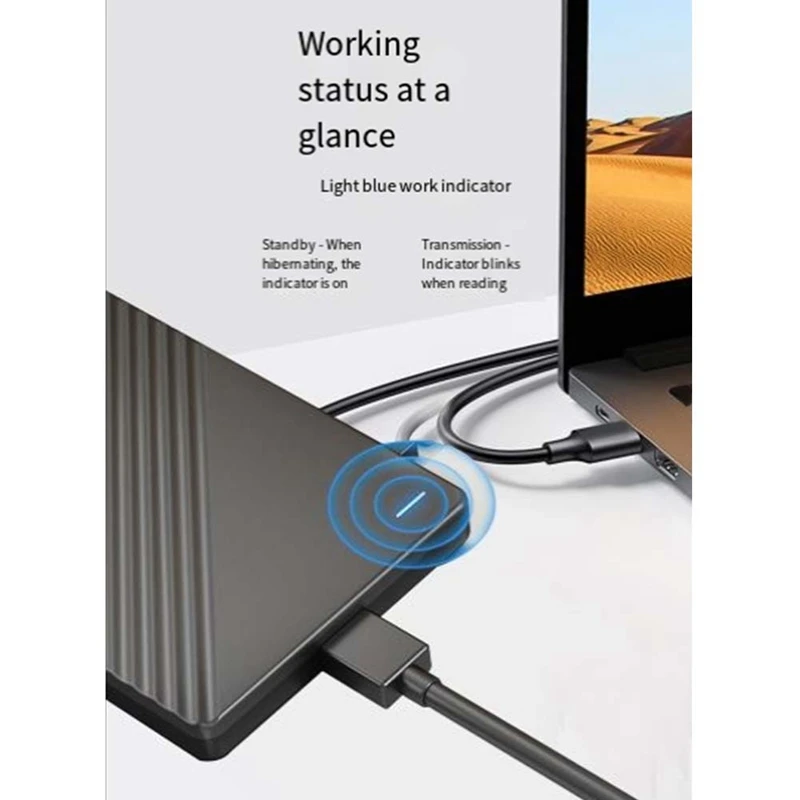 2.5Inch External Mobile Hard Disk High Speed USB 3.0 160GB Storage Portable Hard Disk For Laptop Desktop PC Durable image 3